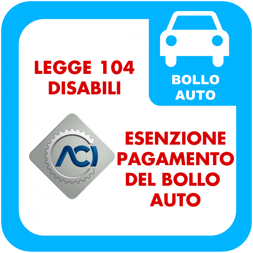 Niente Bollo Auto Per I Disabili Della Legge 104, Come Richiedere L ...