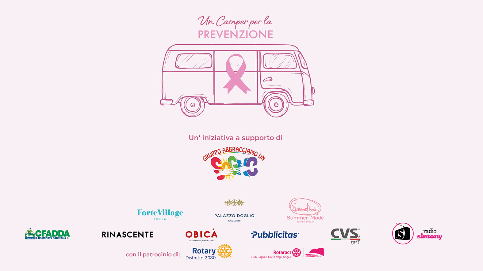 Un "Camper per la prevenzione", parte la raccolta fondi di "Abbracciamo un  sogno". Lo screening oncologico arriva sul territorio - CAGLIARI POST