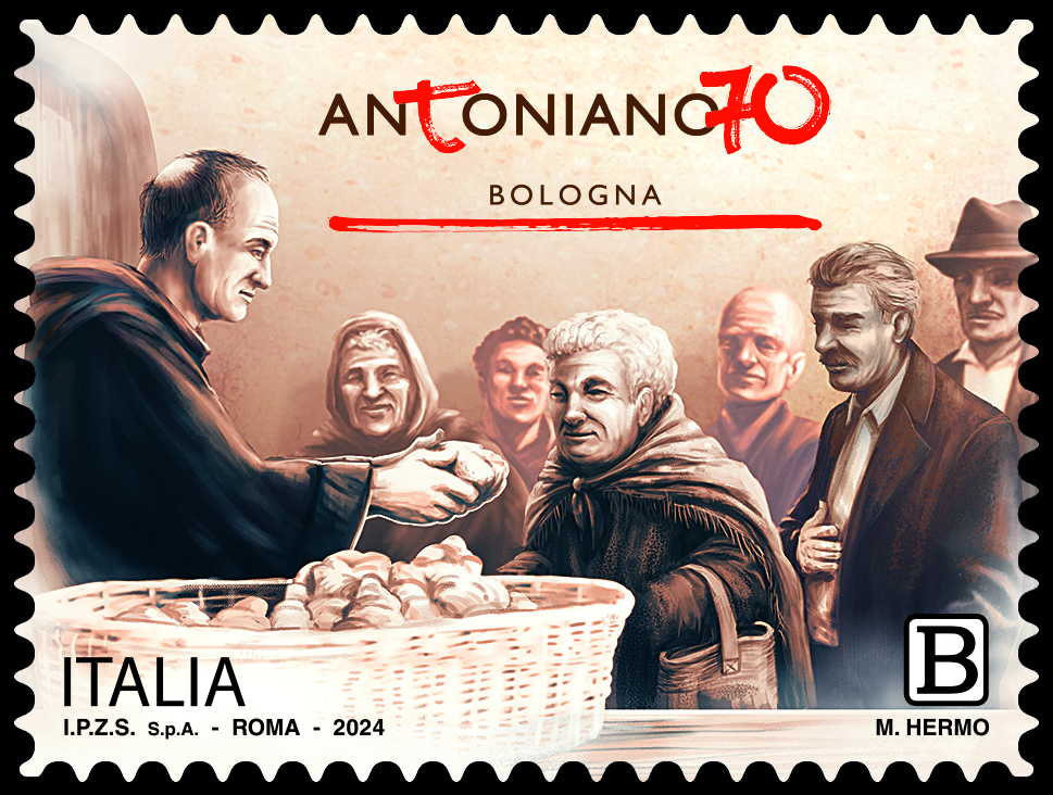 Emesso un francobollo dedicato all’Antoniano di Bologna