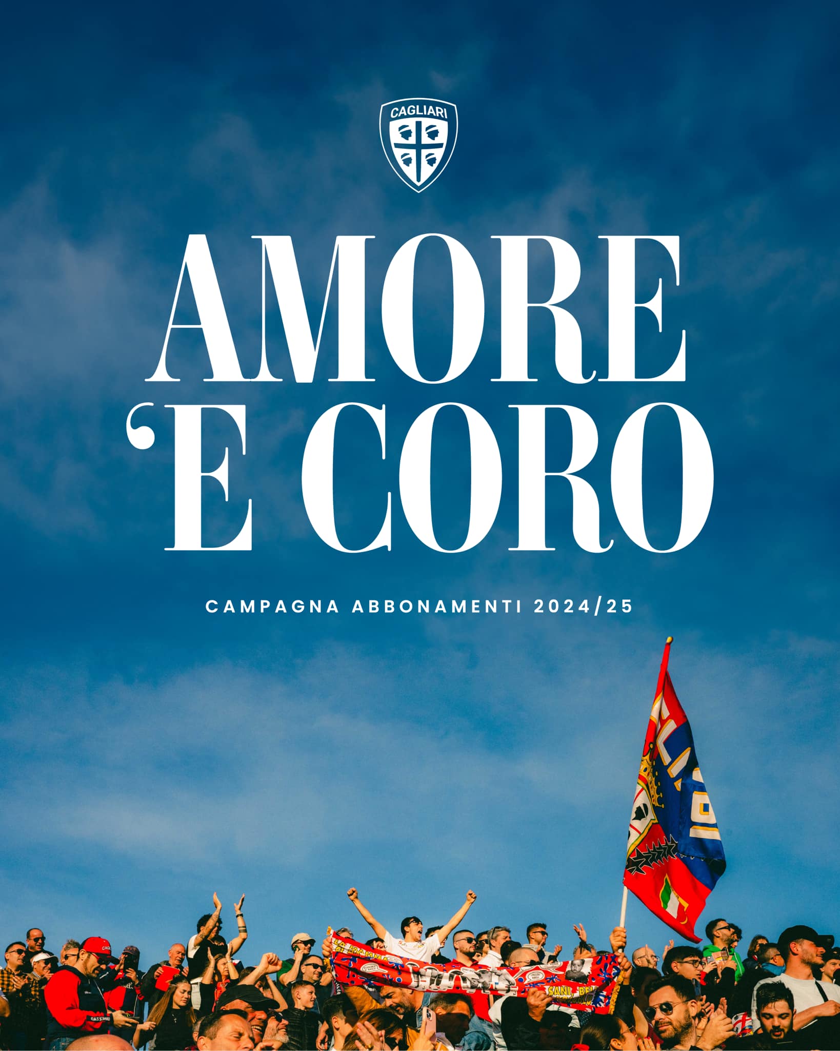 AMORE ‘E CORO – Iniziata la campagna abbonamenti del Cagliari Calcio
