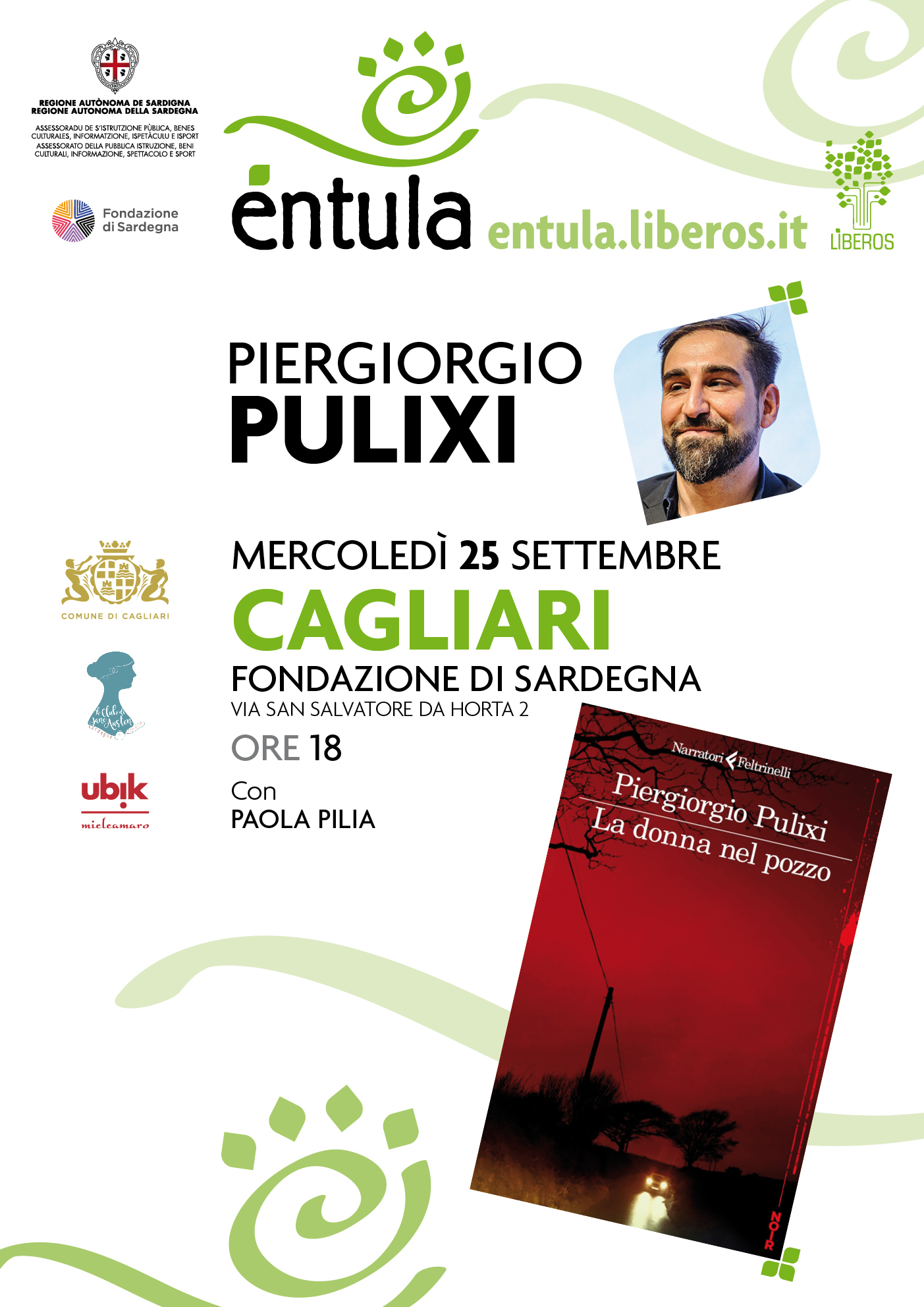 Pierpaolo Pulixi presenta “La donna nel pozzo”. Il nuovo libro in presentazione mercoledì 25 settembre