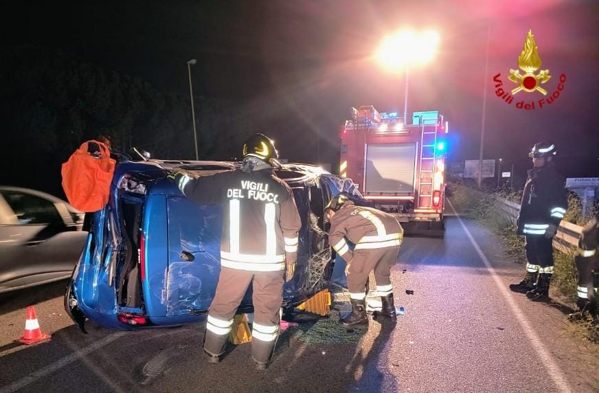 Elmas. Incidente in via dei Trasvolatori