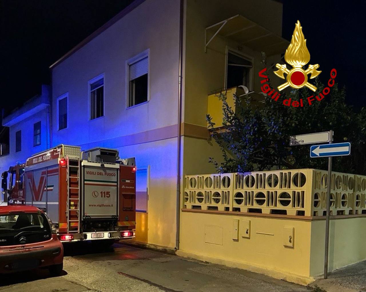 Selargius. Incendio in un abitazione