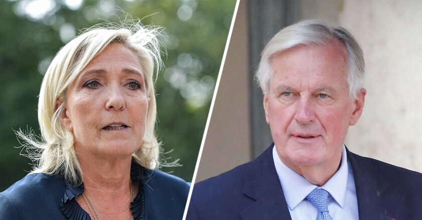 Francia: Barnier sfiduciato, cade il governo.  Marine Le Pen: “Abbiamo scelto di proteggere i francesi”