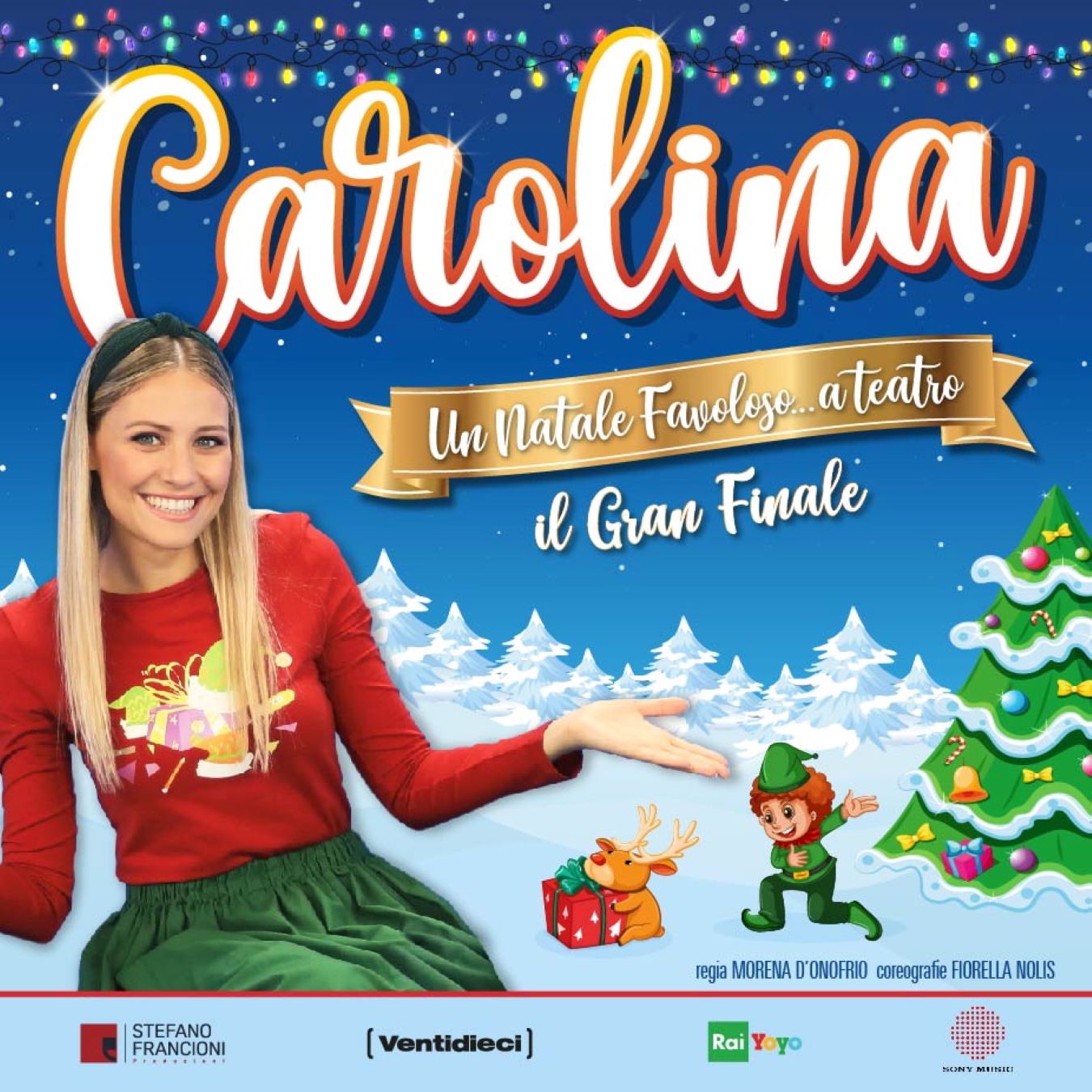 “Un Natale favoloso… a Teatro”. A Cagliari e a Sassari, la magia di Carolina Benvenga