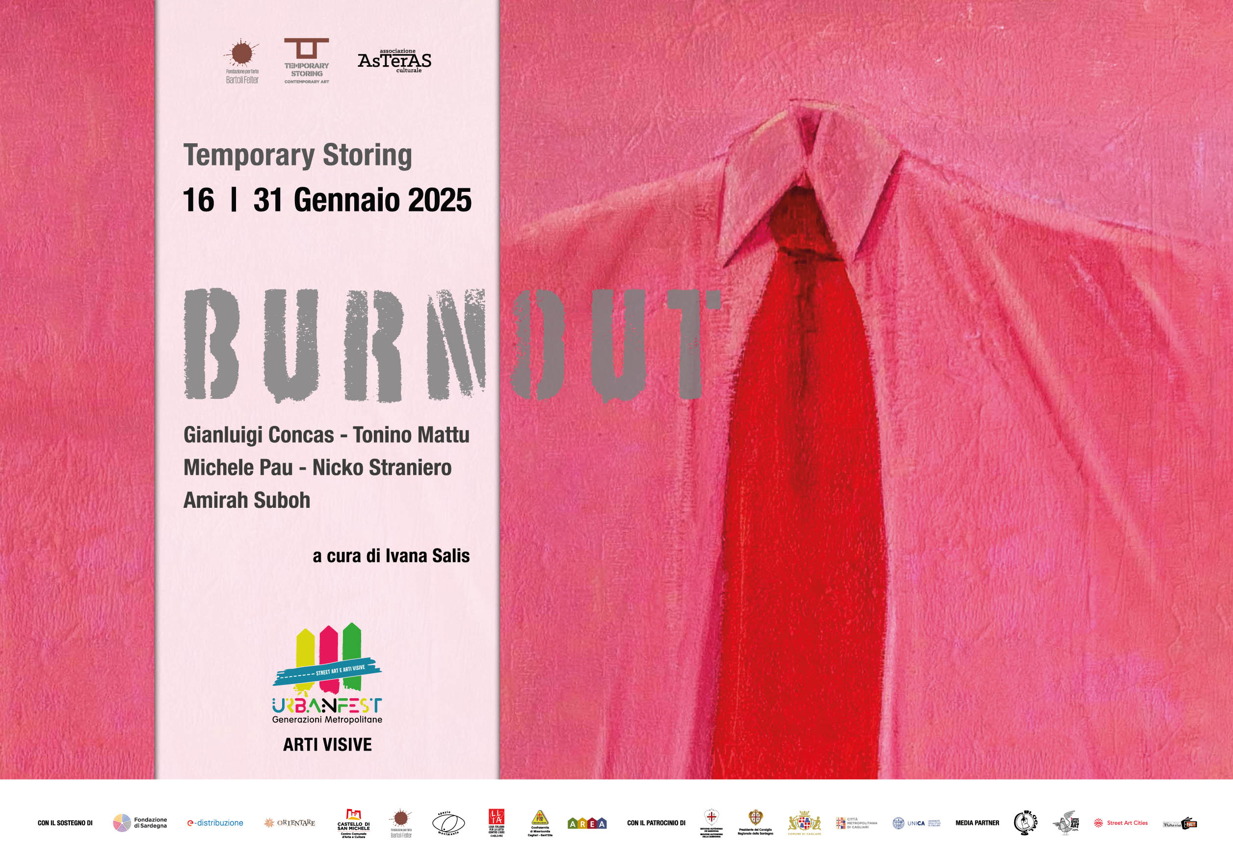 “Burnout”, il 16 gennaio al Temporary Storing di Cagliari apre la collettiva a cura di Ivana Salis