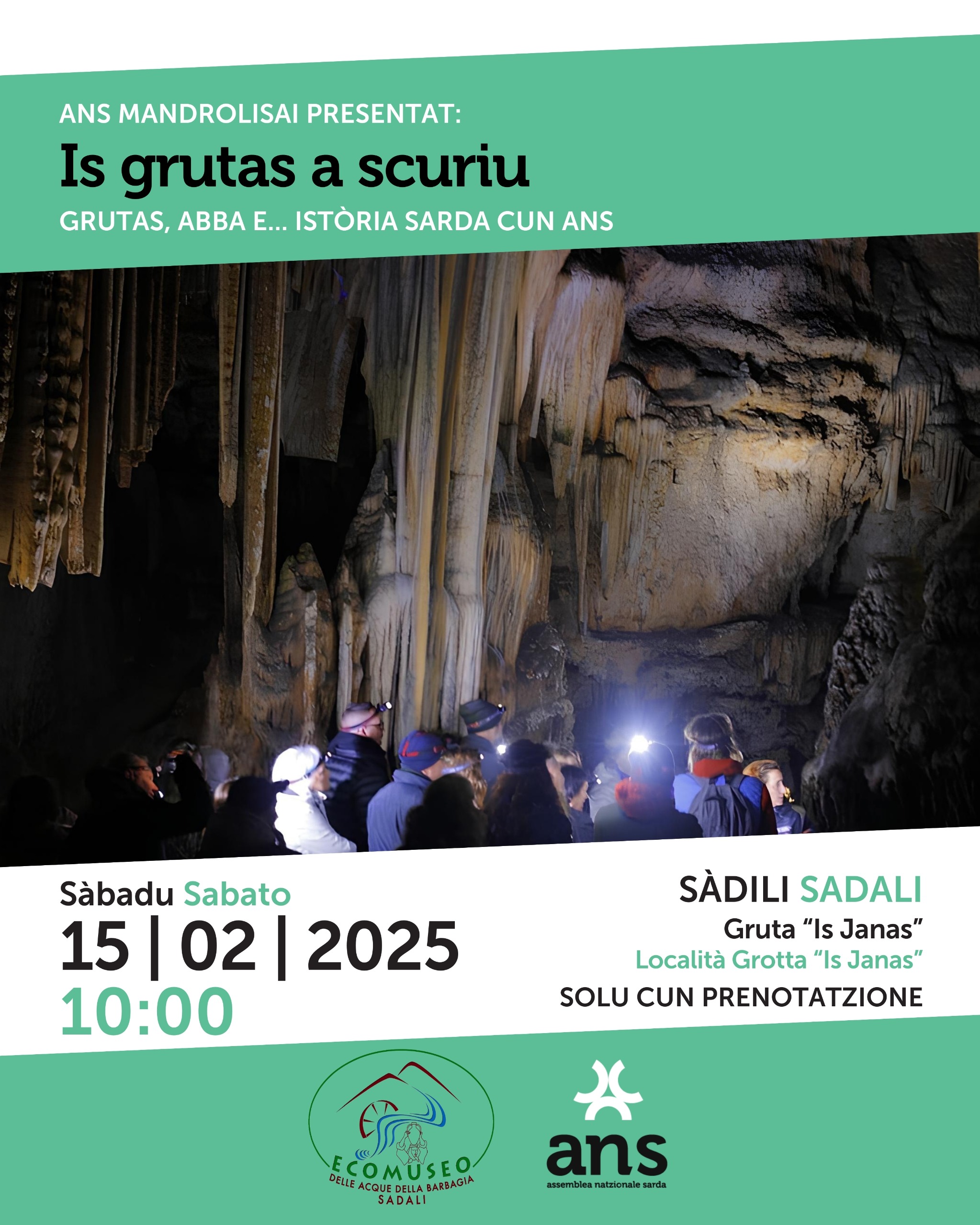 Sadali. ANS Mandrolisai presentat: Is Grotas a Scuriu