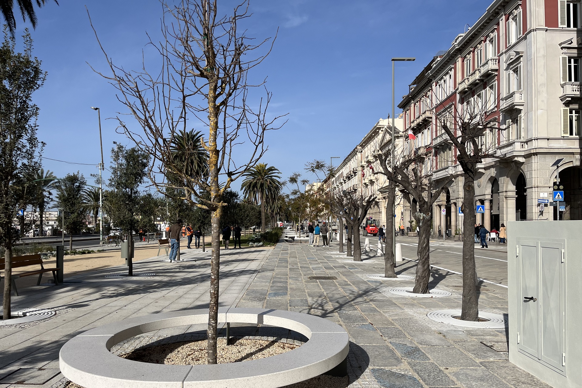 Cagliari. Riaperto il primo tratto della via Roma